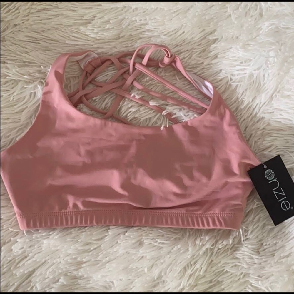 Pink Onzie Chic Sports Bra